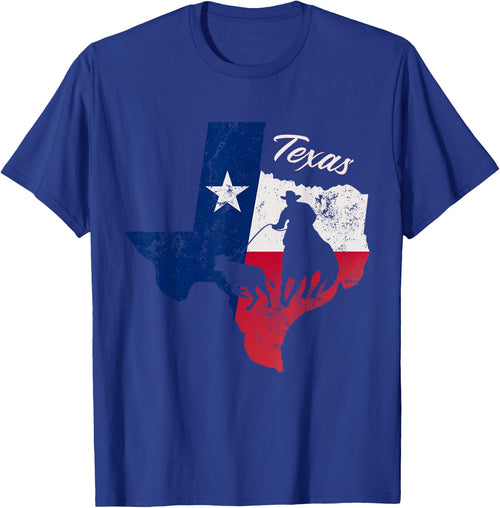 State of Texas Flag Map Distressed - Native Texan TX Classic