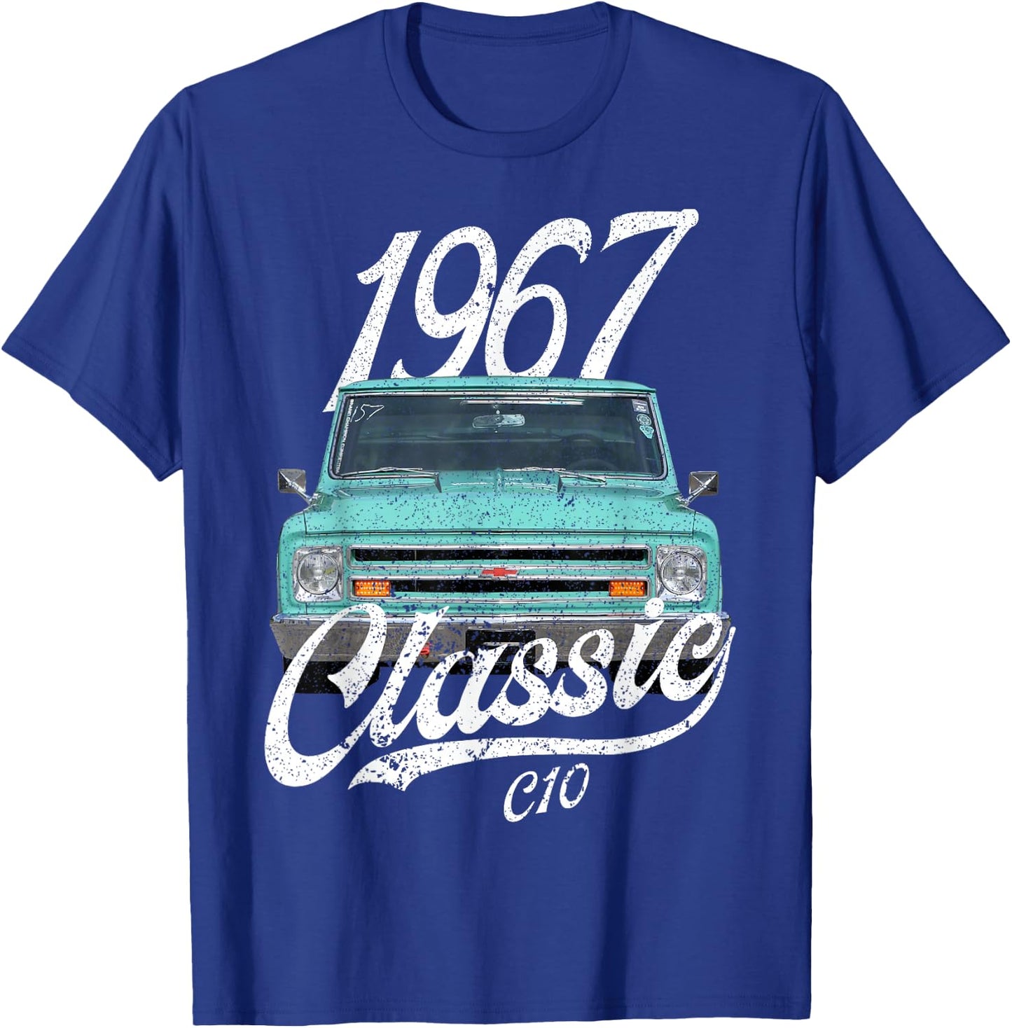 1967 C10 67' Chevys T-Shirt - T-Shirt | Royal