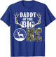 Daddy of The Big One 1st Birthday Boy Deer Hunter Camouflage T-Shirt - T-Shirt | Royal