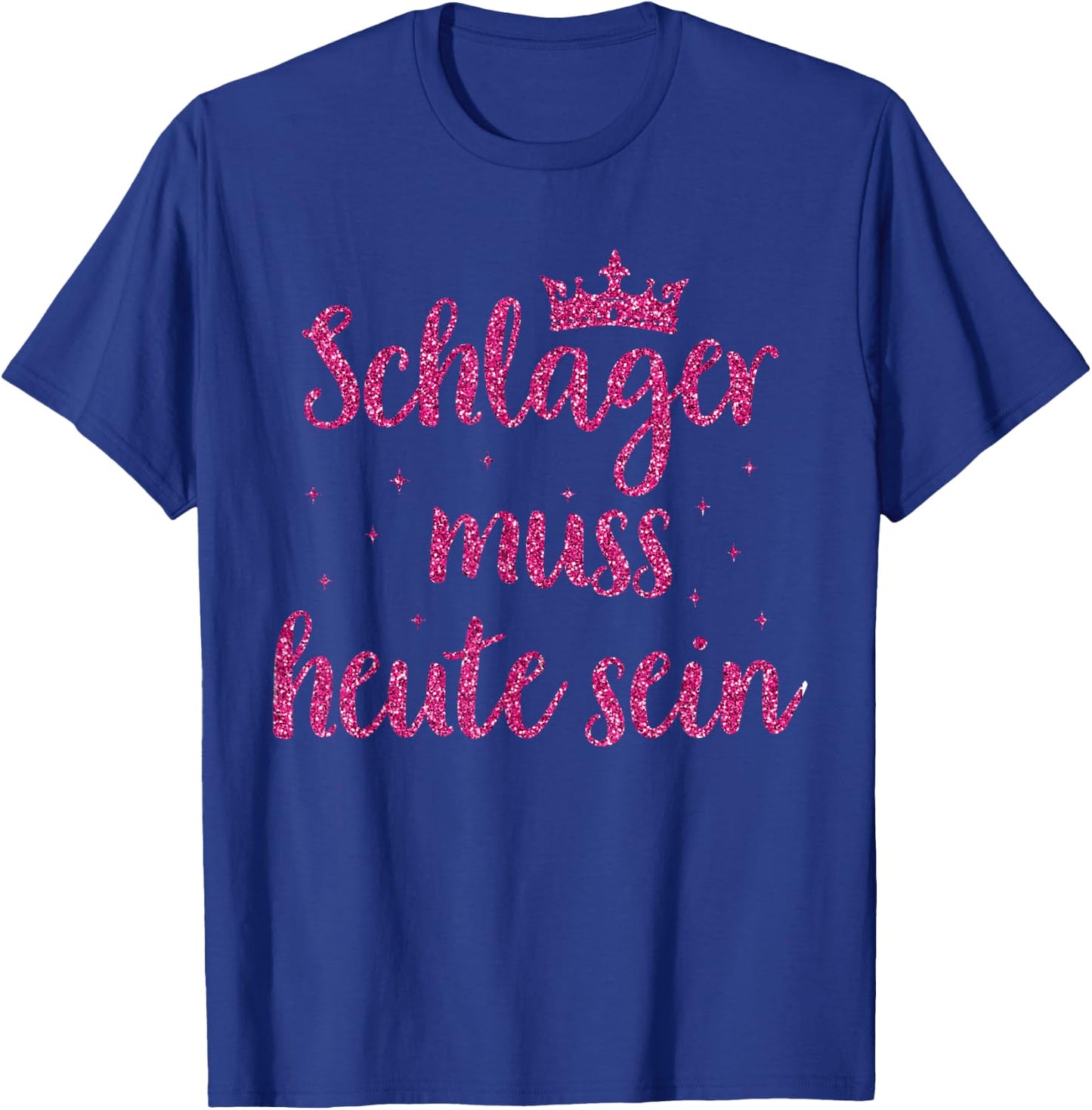 Schlager Music Costume Schlagerfan Schlager Music Party Girls , black T-Shirt - T-Shirt | Royal