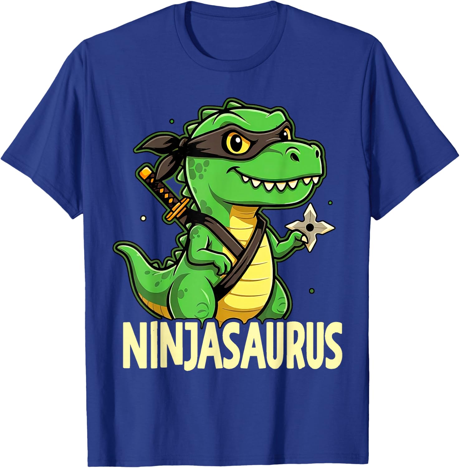 Funny Dinosaur Karate Ninja Martial Arts Funny Boys Kids T-Shirt - T-Shirt | Royal