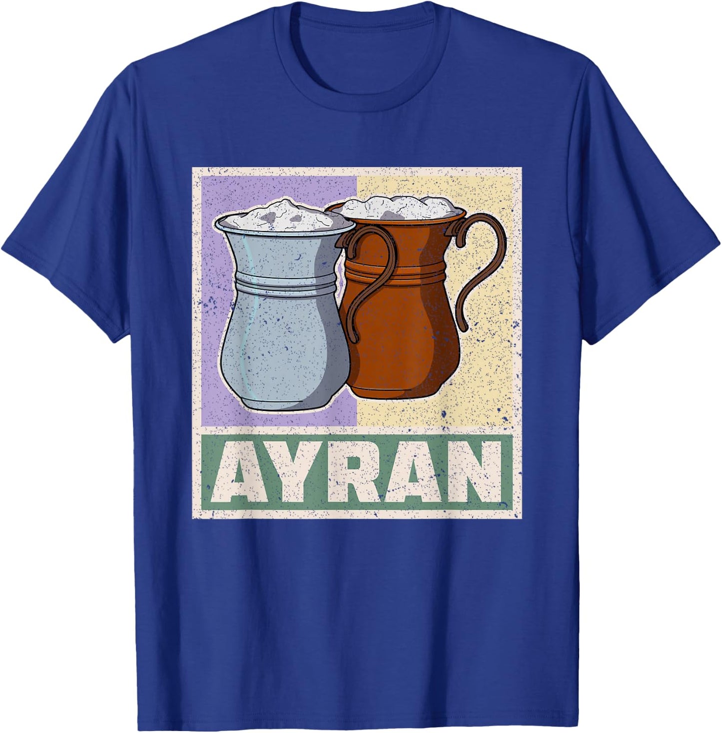Ayran Turkey food national souvenir yogurt drink cuisine T-Shirt - T-Shirt | Royal