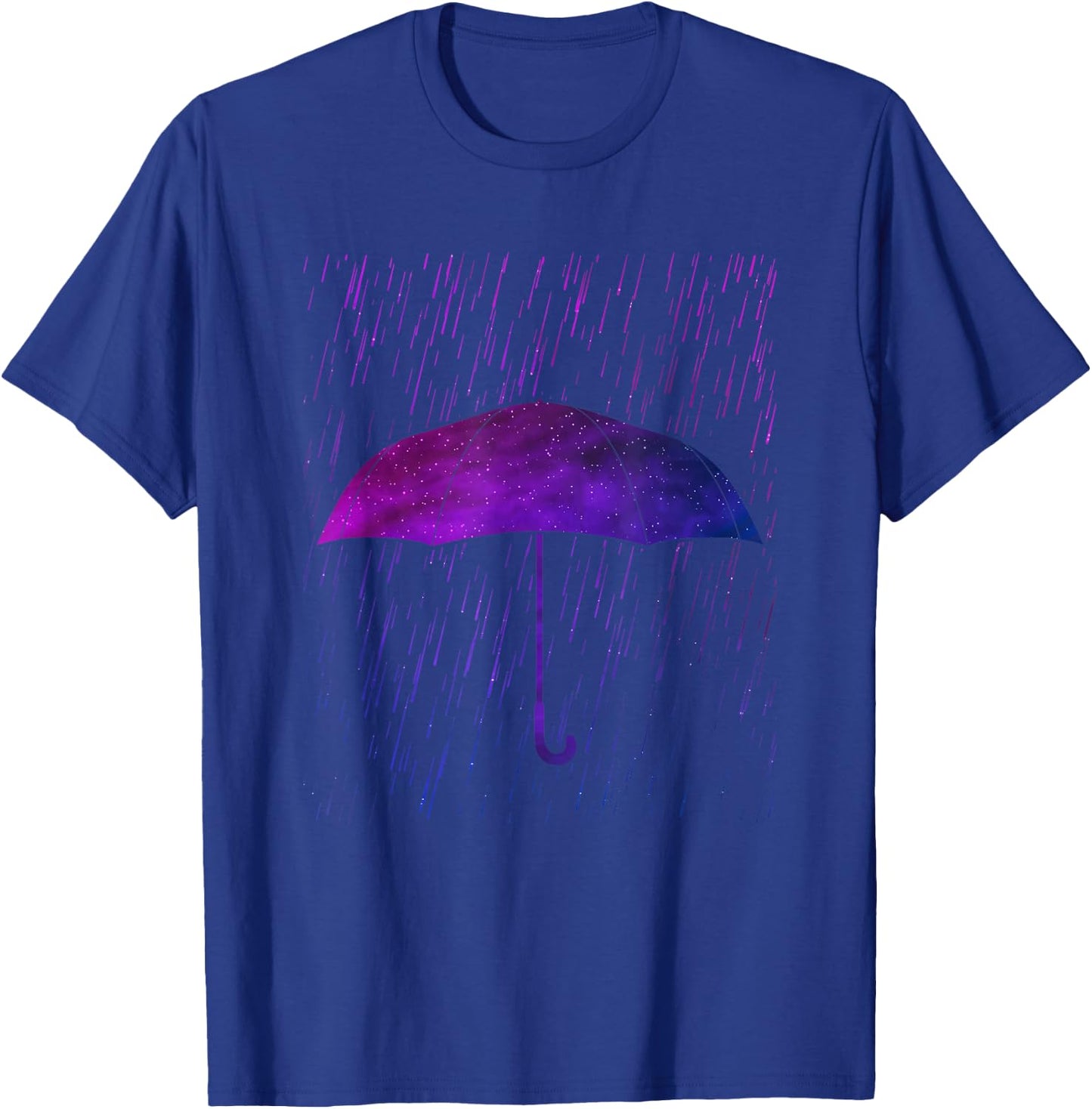 Umbrella Rain Purple Violet Favorite Color T-Shirt - T-Shirt | Royal