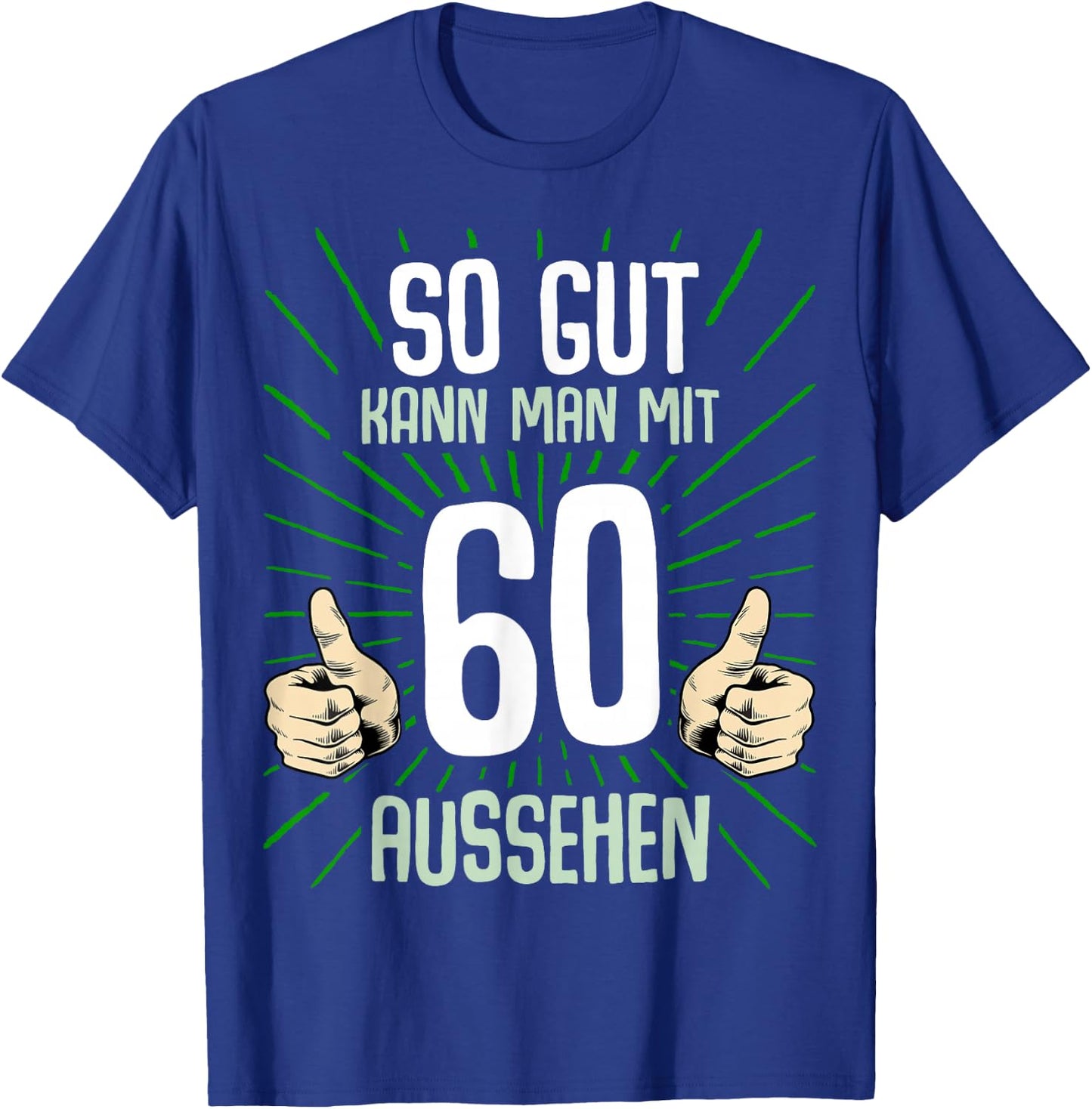 60. Geburtstag Mann Frau 60 Jahre Deko 1966 Lustig Geschenk T-Shirt - T-Shirt | Royal