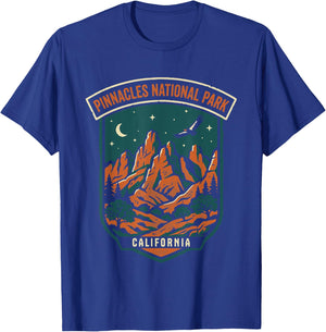 Pinnacles National Park California Vintage Design T-Shirt - T-Shirt | Royal