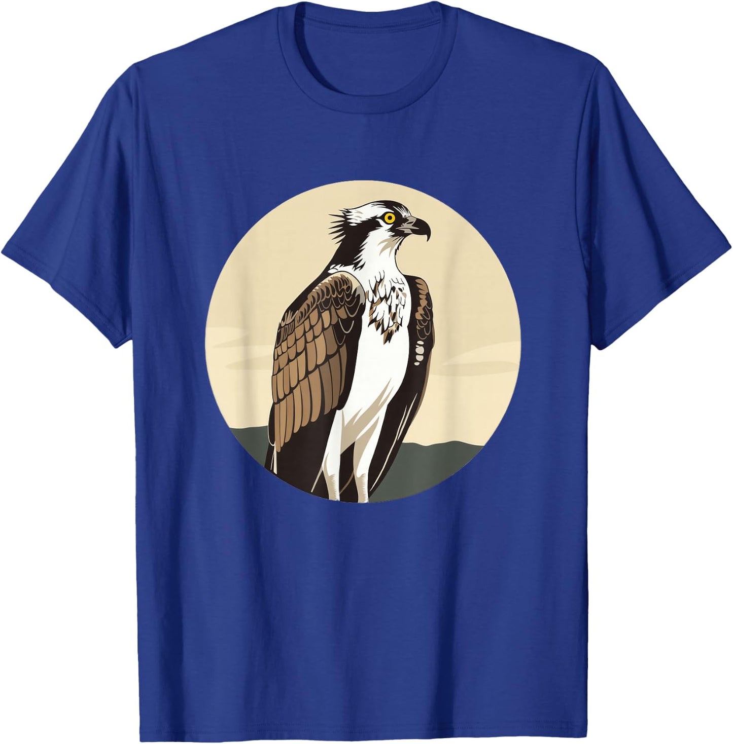 Osprey Bird Round Logo T-Shirt - T-Shirt | Royal
