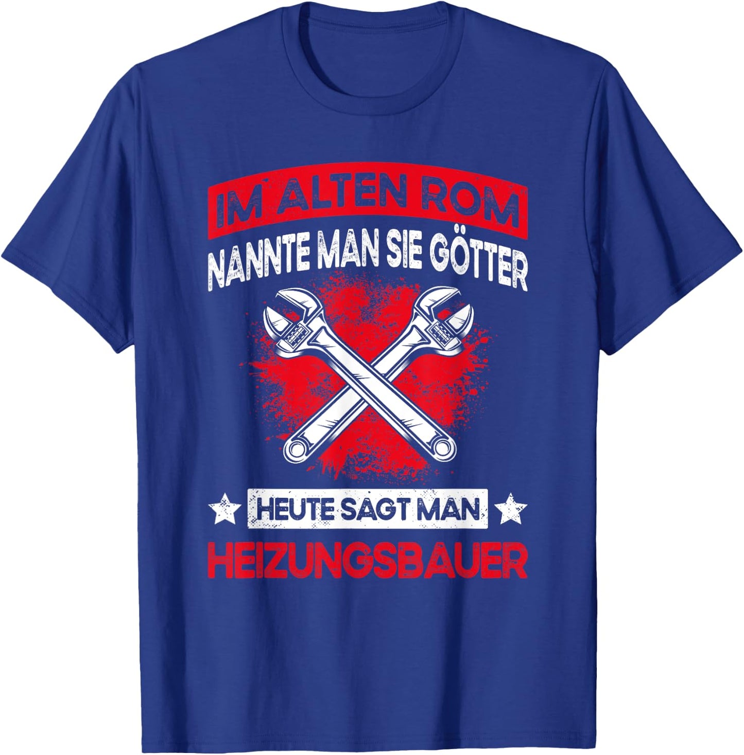 Men's Funny Heizungsbauer Saying - Installer & Heating Construction , black, s T-Shirt - T-Shirt | Royal