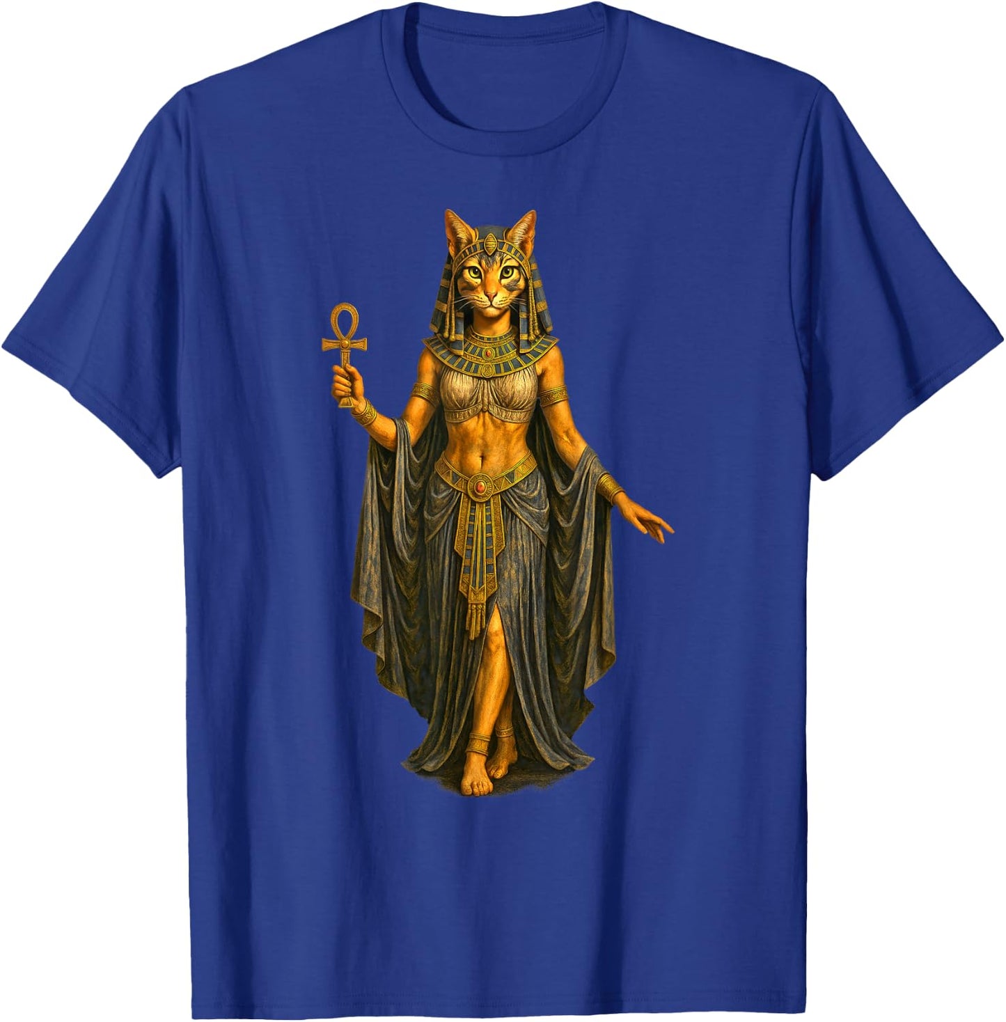 Bastet Egyptian Cat Feline Goddess T-Shirt - T-Shirt | Royal