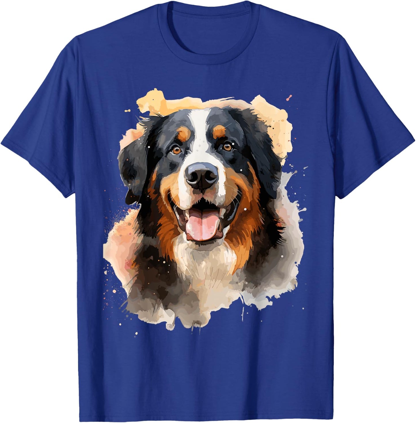 Bernese Mountain Dog Lovers Pop Art Bernese Mountain Dog T-Shirt - T-Shirt | Royal