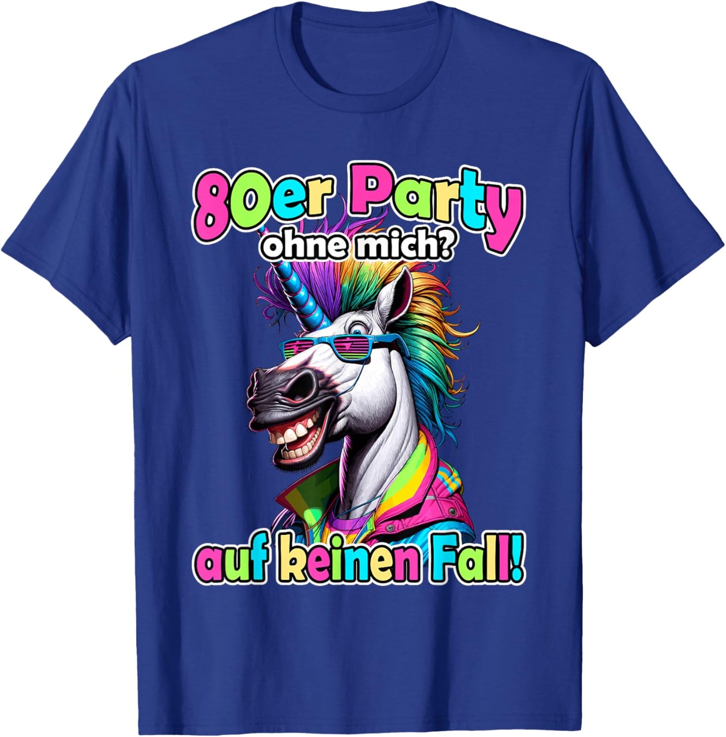 80er Jahre Outfit Herren Motto-Party 80er Jahre Outfit Damen T-Shirt - T-Shirt | Royal