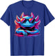 Axolotl Colorful Anime Cute Kawaii Axolotl T-Shirt - T-Shirt | Royal