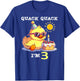 Kids 3rd Birthday Quack Im 3 Cute Duck Toddler Boy Girl T-Shirt - T-Shirt | Royal