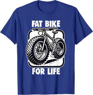 Fatbike Mountainbike Fat Bike For Life Mtb Fatbike T-Shirt - T-Shirt | Royal
