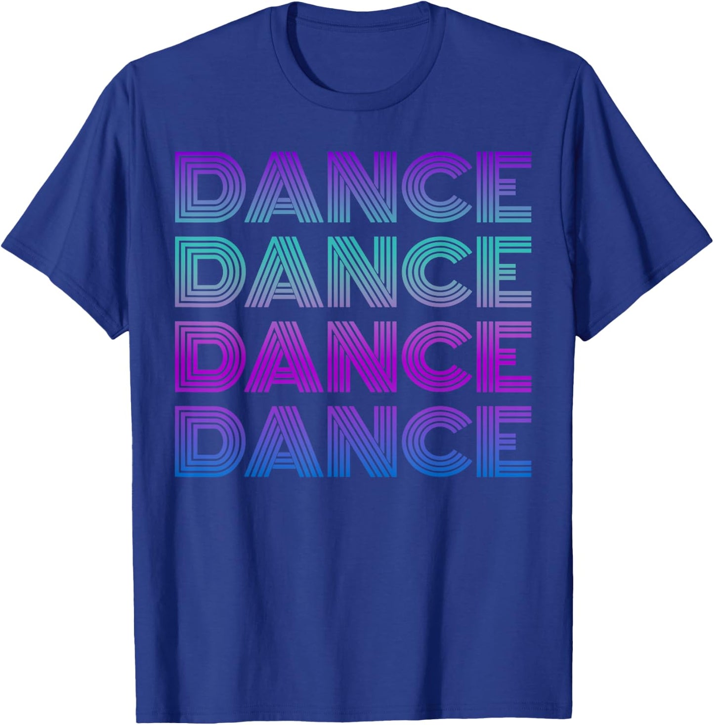 Retro Dance I Love Dancing Dancer Teen Student Dance Teacher T-Shirt - T-Shirt | Royal