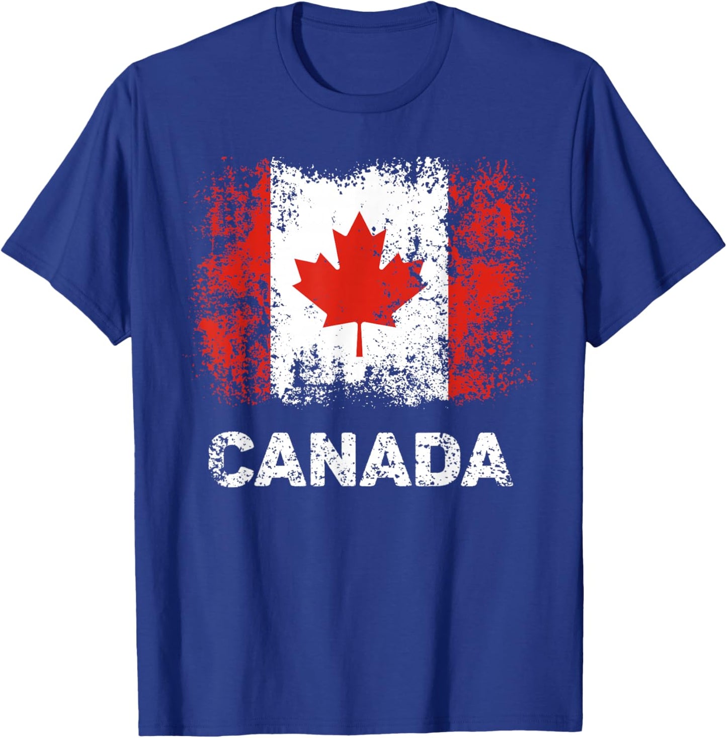 Canada Flag Shirt Maple Leaf Patriotic Canadian Flag , black T-Shirt - T-Shirt | Royal