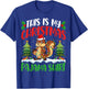 Squirrel Christmas Pajama Shirt Squirrel Xmas Lights Tree T-Shirt - T-Shirt | Royal