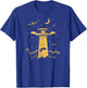 Cow Novelty UFO Alien Abduction Flying Saucer Cow Art T-Shirt - T-Shirt | Royal