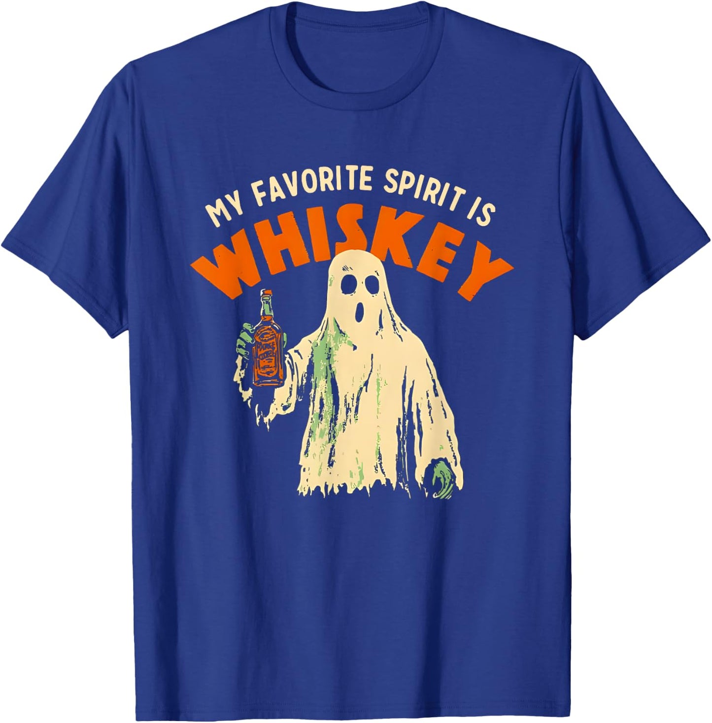 My Favorite Spirit is Whiskey T-Shirt - T-Shirt | Royal