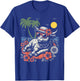 Cute Cow Beach Floatie Highland Cattle Summer Vibes T-Shirt - T-Shirt | Royal