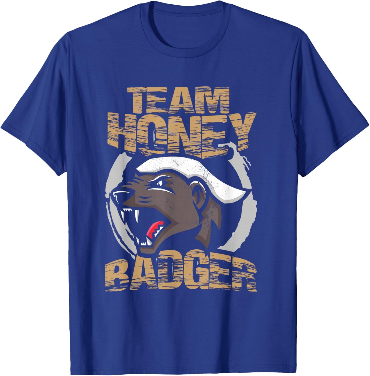 Team Honey Badger | Animal Fans | Honey Badger Lover , black T-Shirt - T-Shirt | Royal