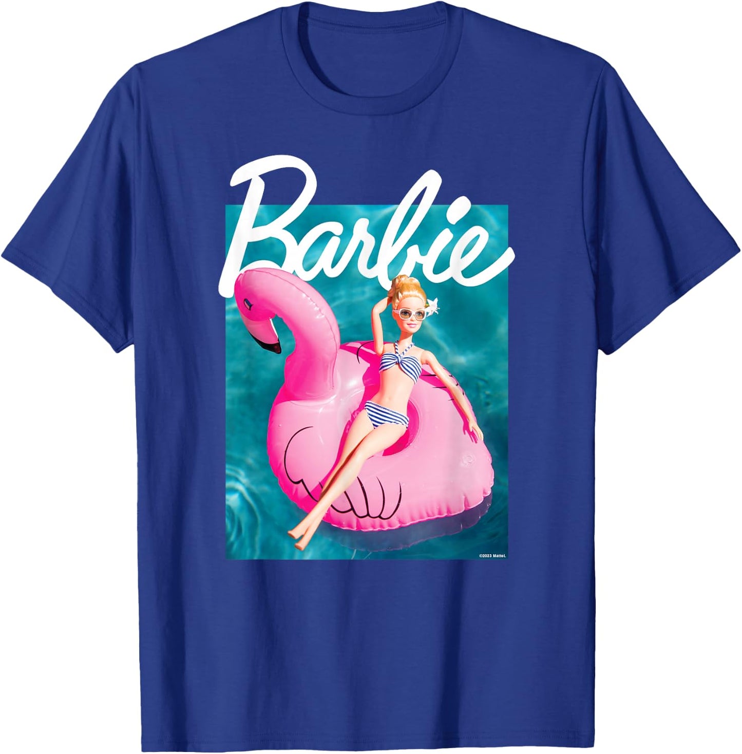 Barbie - Pool Flamingo T-Shirt - T-Shirt | Royal
