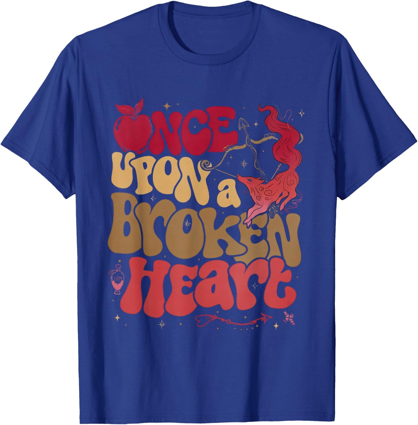 Once Upon A Broken Heart Romance The Archer And The Fox T-Shirt - T-Shirt | Royal