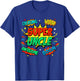 Superhero Uncle Costume Comic Book Birthday T-Shirt - T-Shirt | Royal