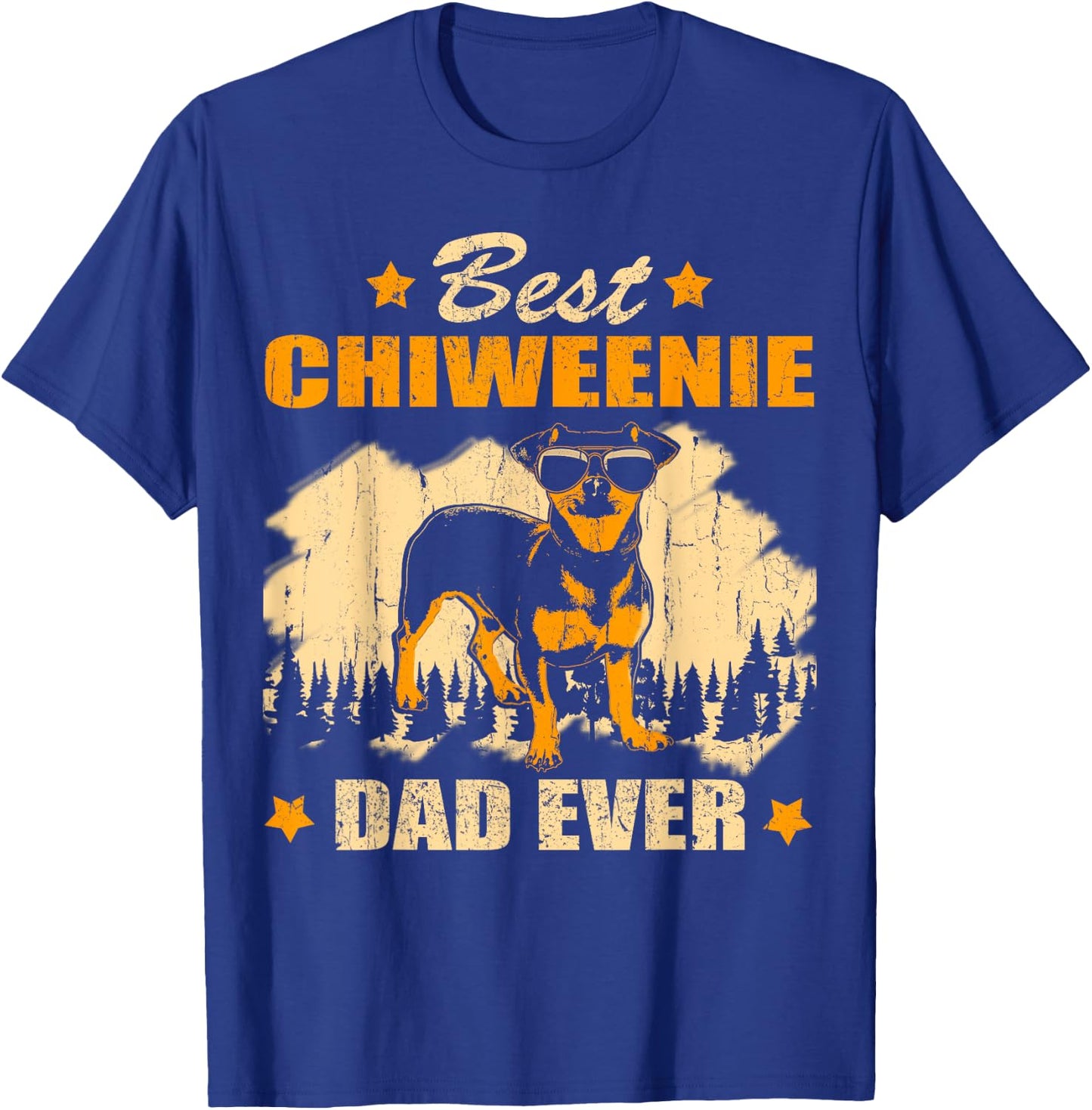 Chiweenie And Dog Dad - Best Friends Dog Father T-Shirt - T-Shirt | Royal