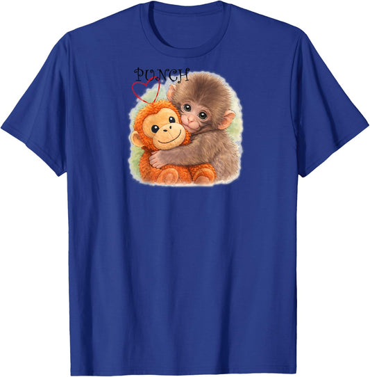 Punch Monkey Raglan Baseball T-Shirt - T-Shirt | Royal