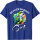 Quaker Parrot Girl Quaker Parrot T-Shirt - T-Shirt | Royal