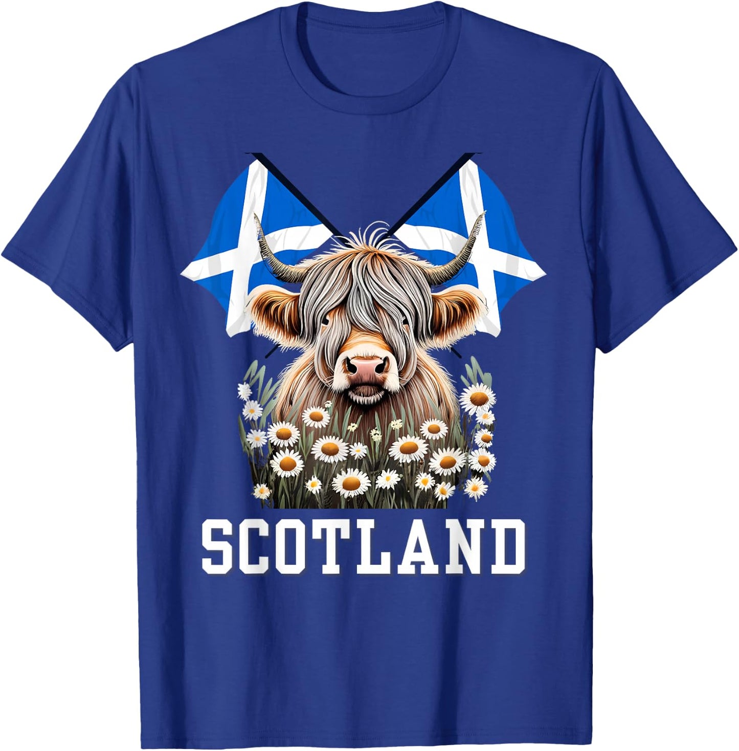 Scotland Scottish Highland Cow Scottish Ancestry Vacation T-Shirt - T-Shirt | Royal