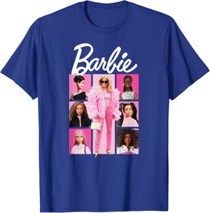 Barbie - Rosa Gitter T-Shirt - T-Shirt | Royal