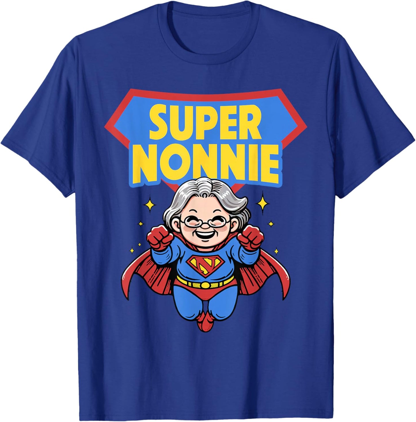 Mother’s Day Best Grandma Ever Nana Mimi Gigi Super A Nonnie T-Shirt - T-Shirt | Royal