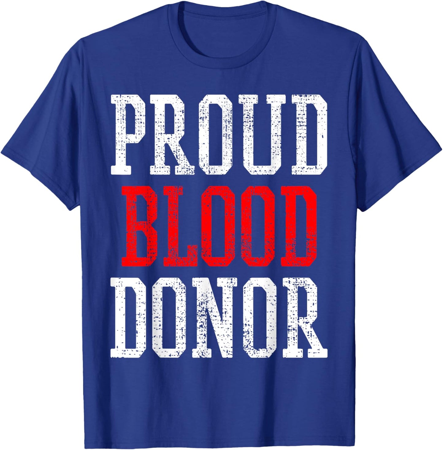 Blood Donor Shirt World Blood Donor Day Donation Gift T-Shirt - T-Shirt | Royal