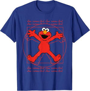 Sesamstraße - Elmo Michel Angelo Anatomie T-Shirt - T-Shirt | Royal