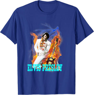 Elvis Presley_004 , black T-Shirt - T-Shirt | Royal