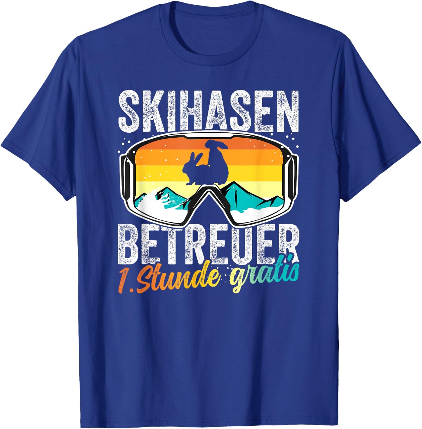 Ski Bunny Caregiver Ski Holiday Ski Instructor Apres Ski Party , black T-Shirt - T-Shirt | Royal