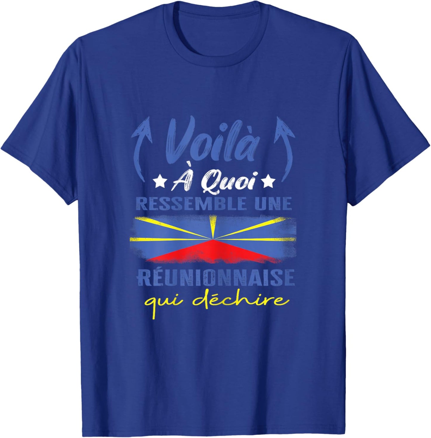 Reunionnaise 974 tears humour la reunion women's Gift, Black T-Shirt - T-Shirt | Royal
