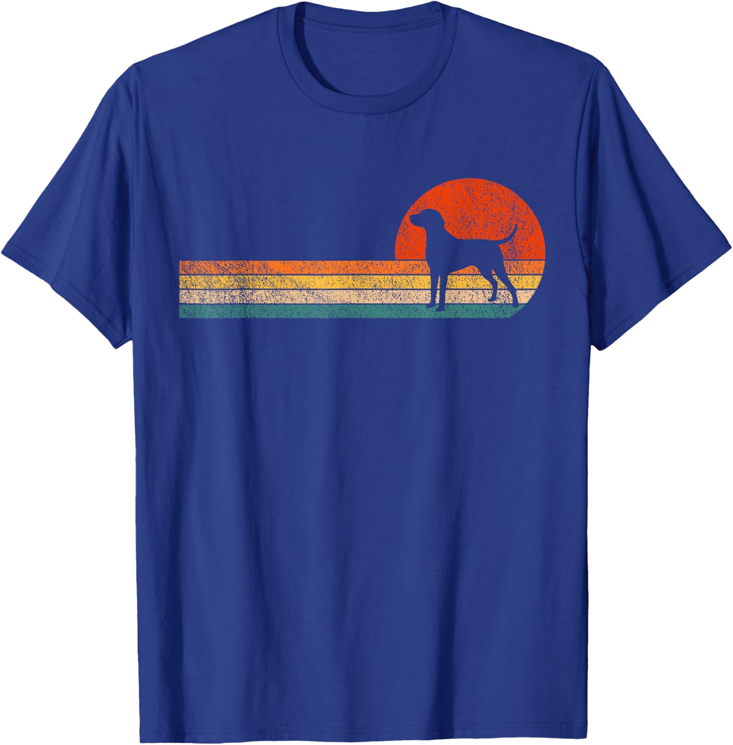 Funny German Shorthaired Pointer Dog Owner Retro Vintage T-Shirt - T-Shirt | Royal