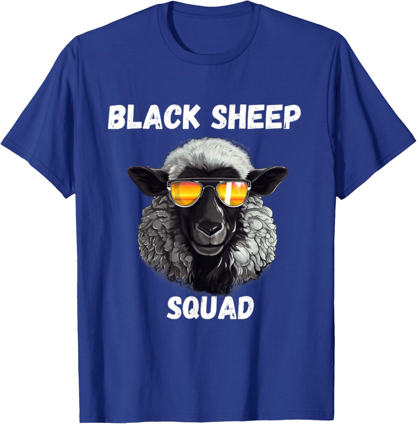 Black Sheep Squad - Outcast Black Sheep in Family T-Shirt - T-Shirt | Royal