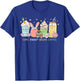 Groovy Happy Easter Day Some Bunny Needs Coffee Drink Lovers T-Shirt - T-Shirt | Royal