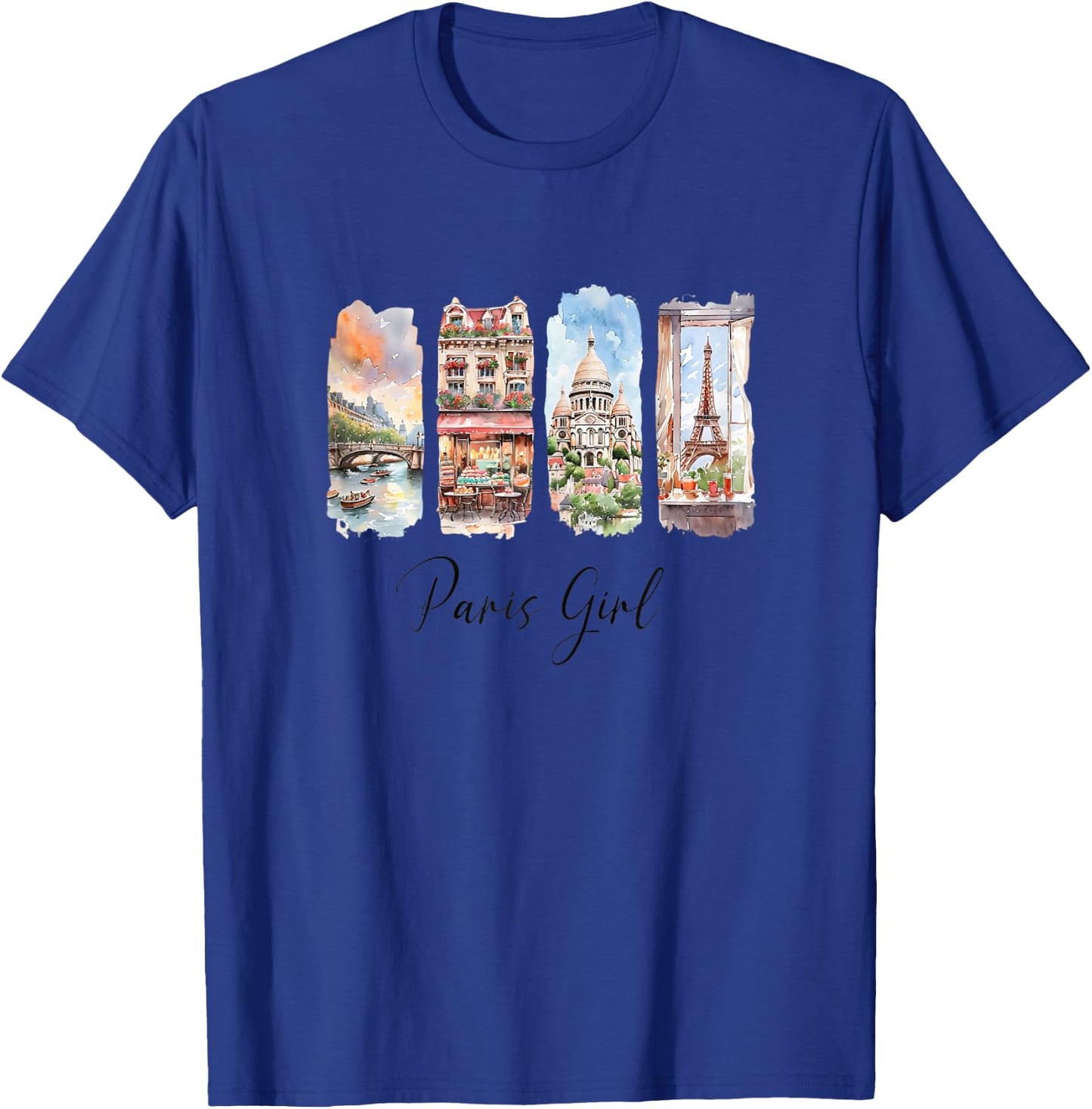 Macaroons, Eiffel Tower and France - Vacances Paris T-Shirt - T-Shirt | Royal