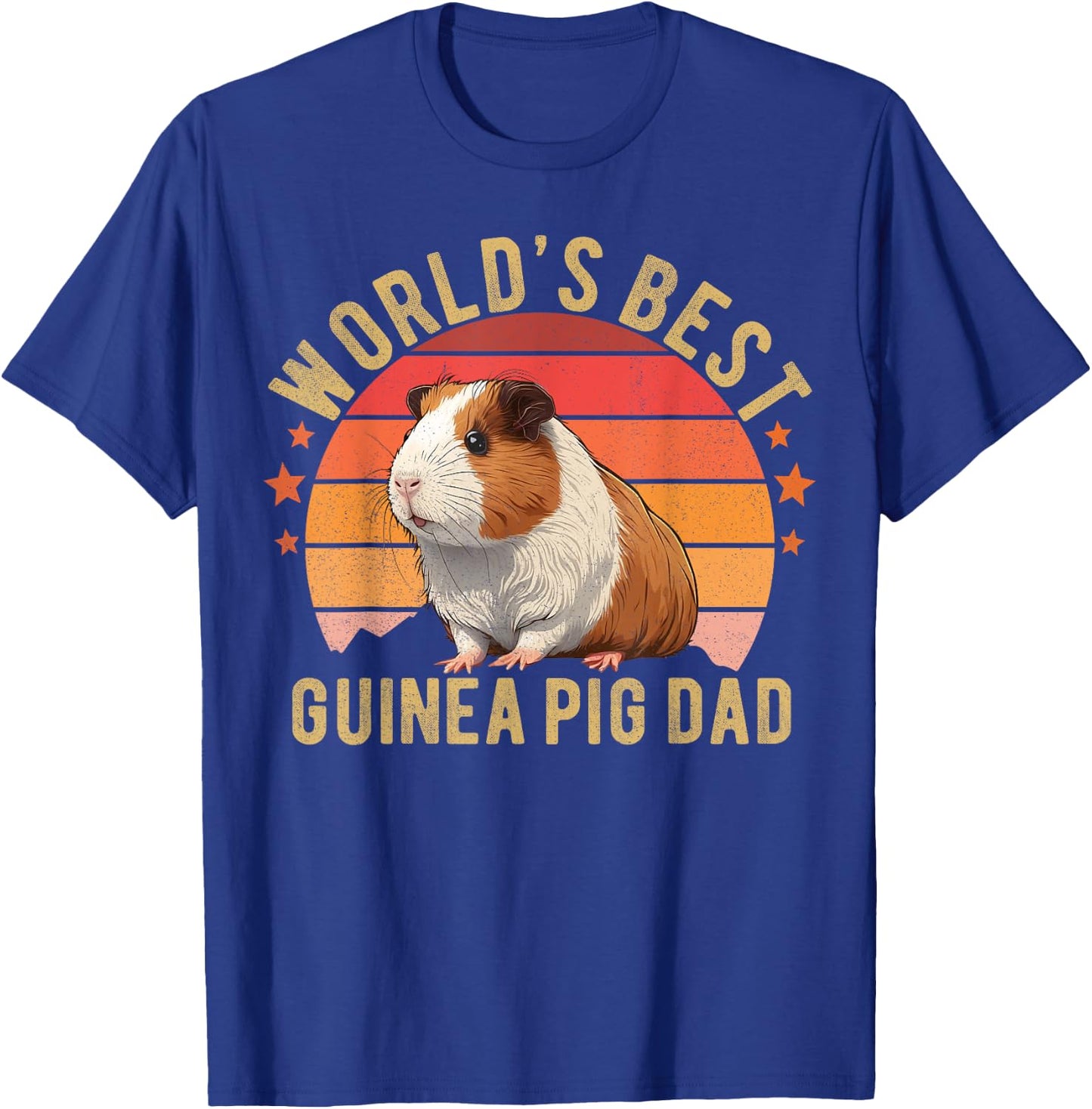 Guinea Pig Shirt Worlds Best Guinea Pig Dad Furry Potato T-Shirt - T-Shirt | Royal
