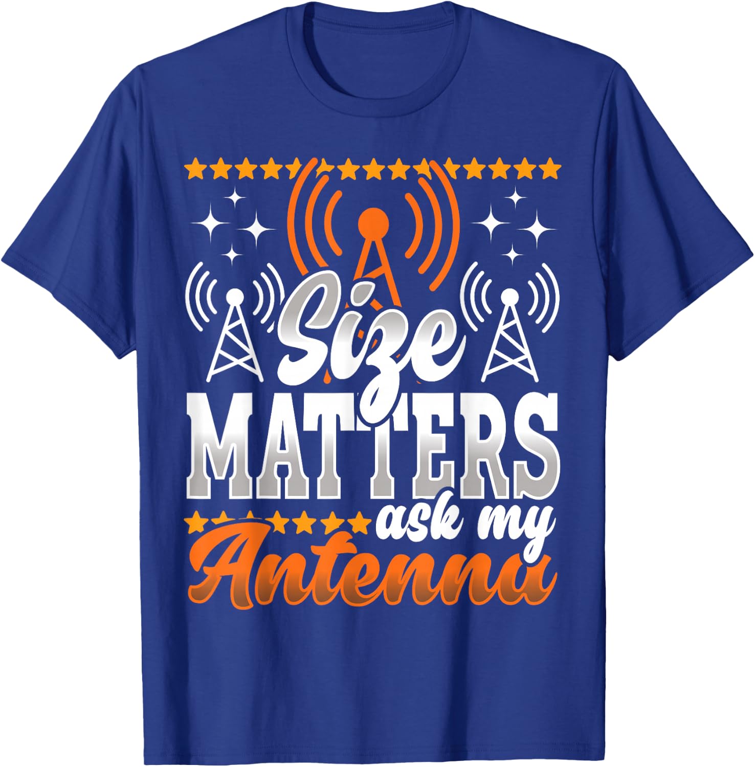 Ham Radio Antenna - Amateur Radio and Ham Radio Operator T-Shirt - T-Shirt | Royal