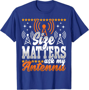 Ham Radio Antenna - Amateur Radio and Ham Radio Operator T-Shirt - T-Shirt | Royal