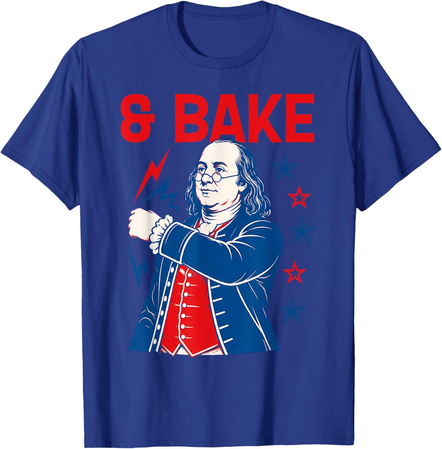 Funny Shake and Bake 4th of July Couple Matching T-Shirt - T-Shirt | Royal