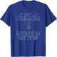 Can't Get It In If Can't Get Up Disc Golf Distressed T-Shirt - T-Shirt | Royal