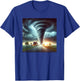 Meteorologist Storm Tornado Hurricane , Black, S T-Shirt - T-Shirt | Royal