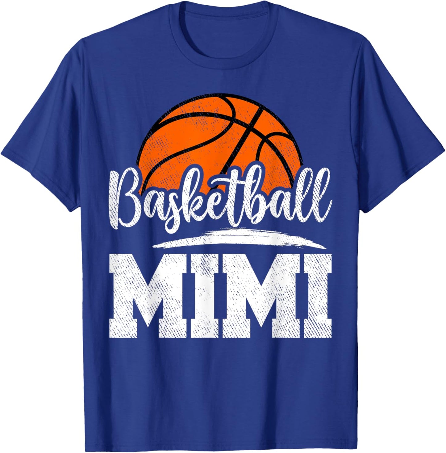Basketball Mimi Basketball Player Game Day Mother's Day T-Shirt - T-Shirt | Royal