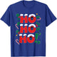 Happy "Ho Ho Ho" to Celebrate Christmas , Black, S T-Shirt - T-Shirt | Royal